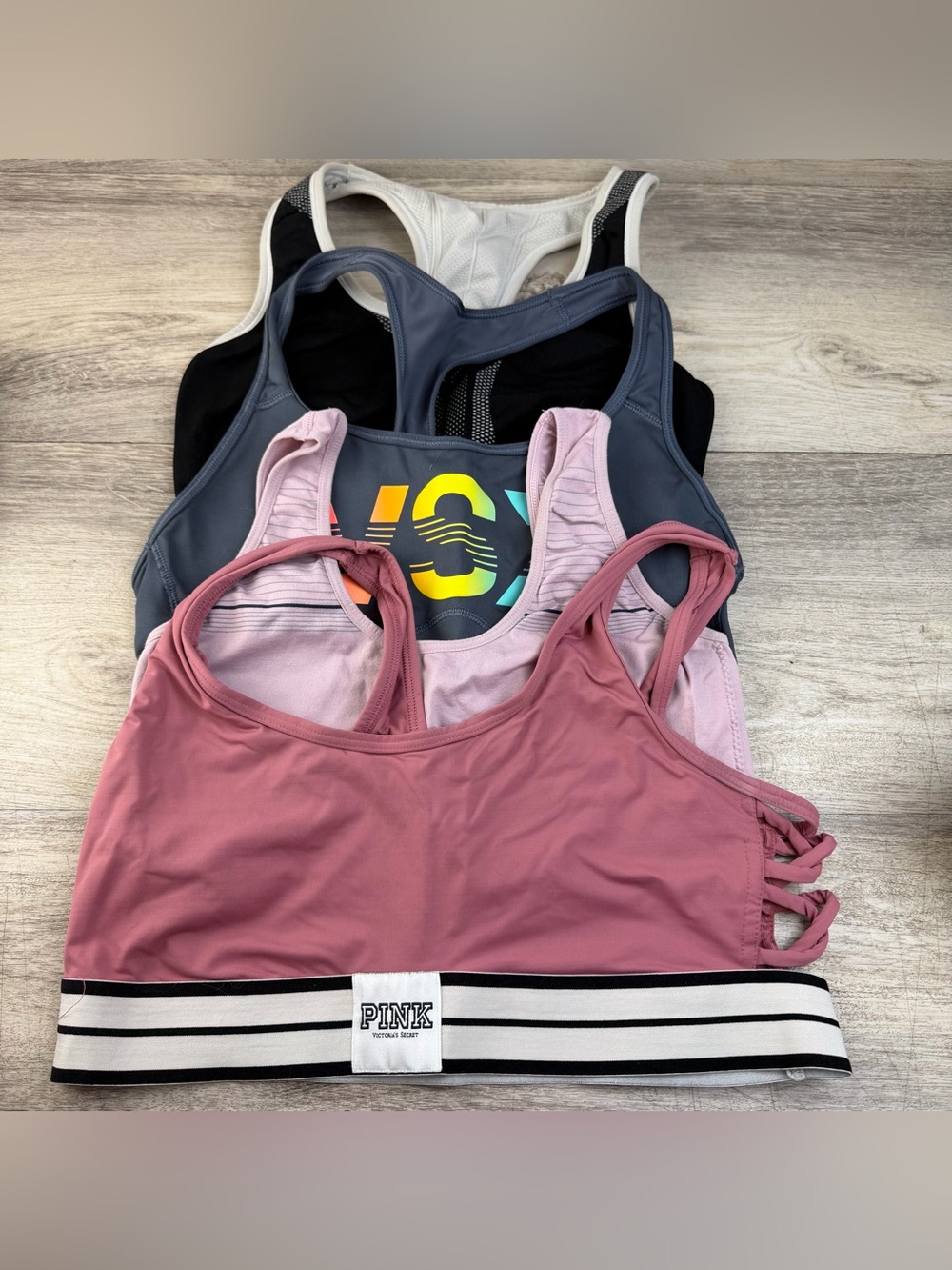 Medium Sports Bra Lot 4 - Lucky Brand Victorias Secret PINK VSX Calvin Klein